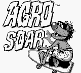 Agro Soar title screen for GameBoy